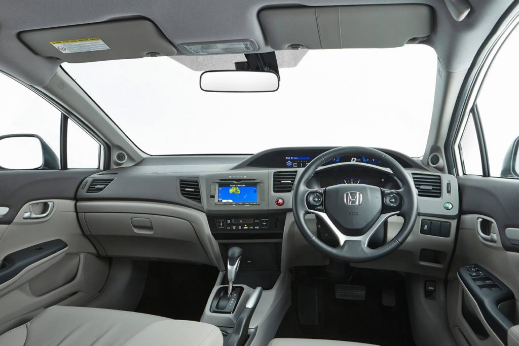 The updated Honda Civic Hybrid. The updated Honda Civic Hybrid.
